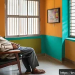 Home 23 인터넷 중독 치료 병원 추천 - A professional Bangladeshi psychiatrist in a modern clinic setting, consulting with a patient about ...